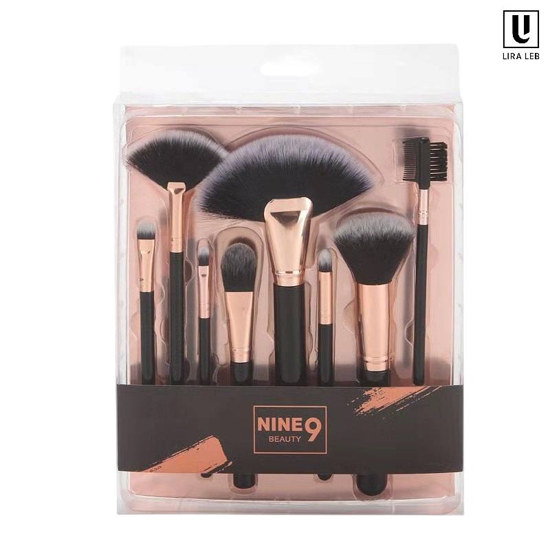 Nine 9 Beauty Complexion Makeup Brush Kit, 8 piece