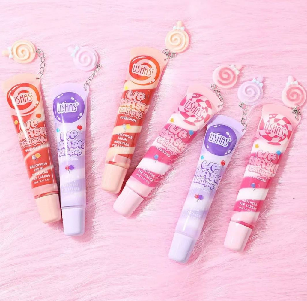 USHAS Lip Mask Lollipop, a nourishing lip mask