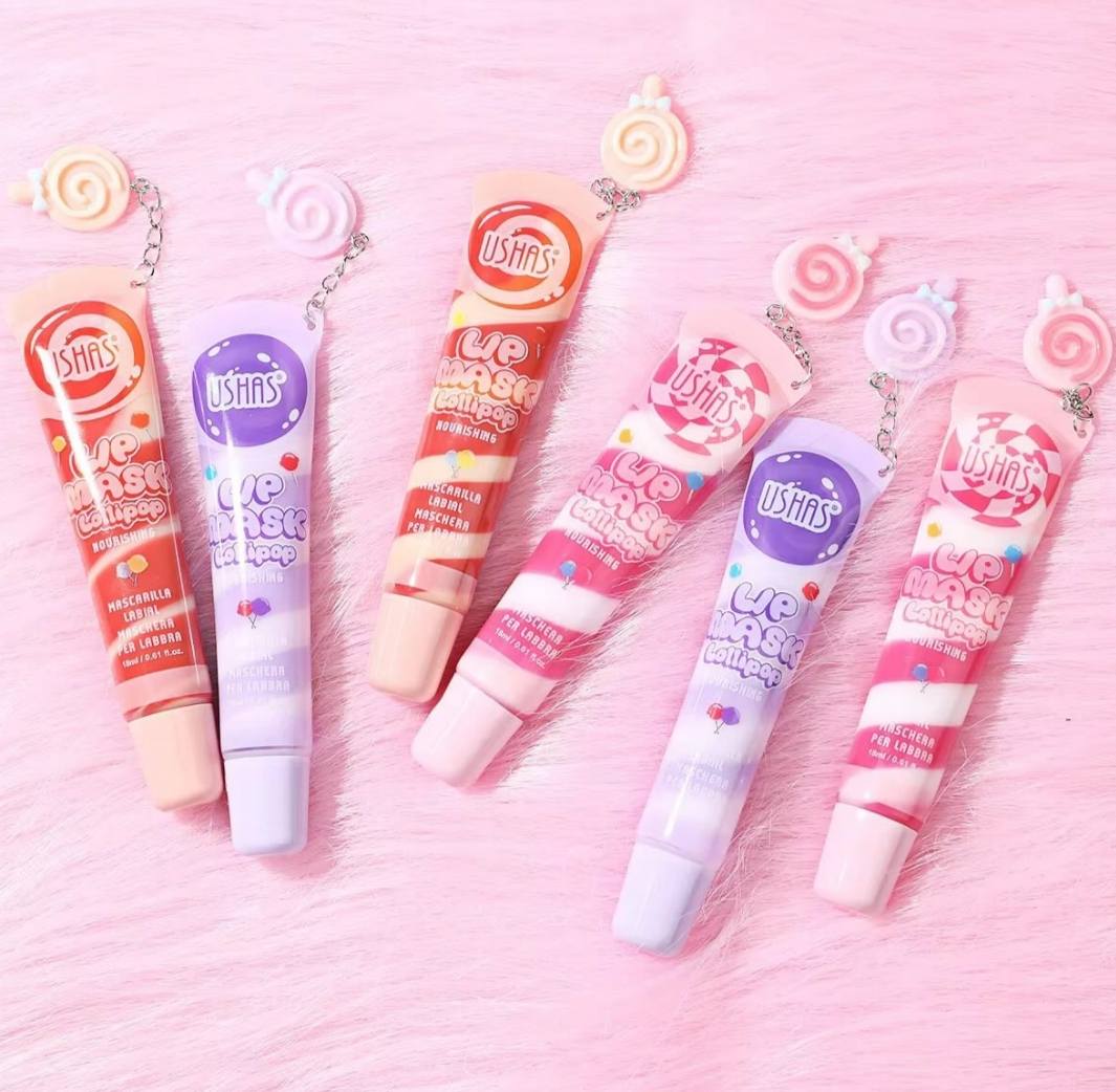 USHAS Lip Mask Lollipop, a nourishing lip mask