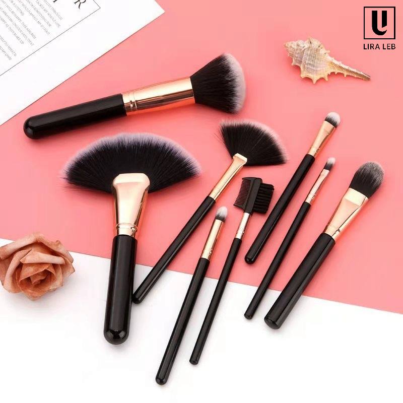Nine 9 Beauty Complexion Makeup Brush Kit, 8 piece