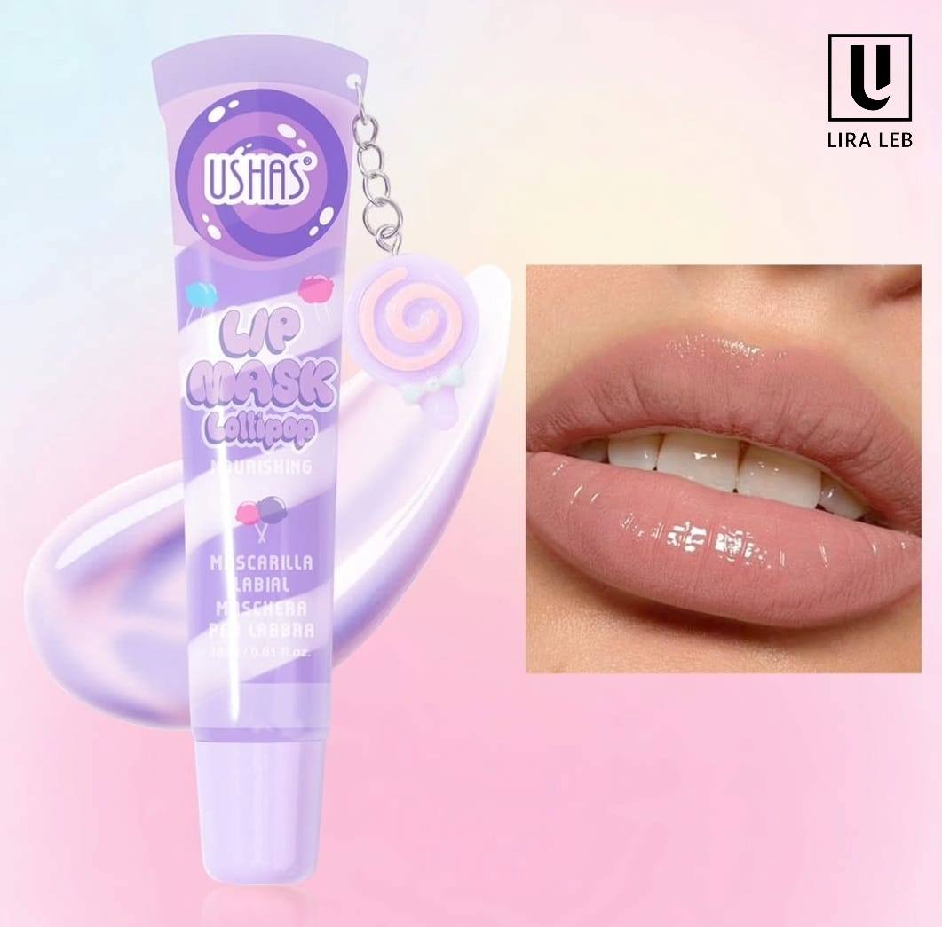 USHAS Lip Mask Lollipop, a nourishing lip mask