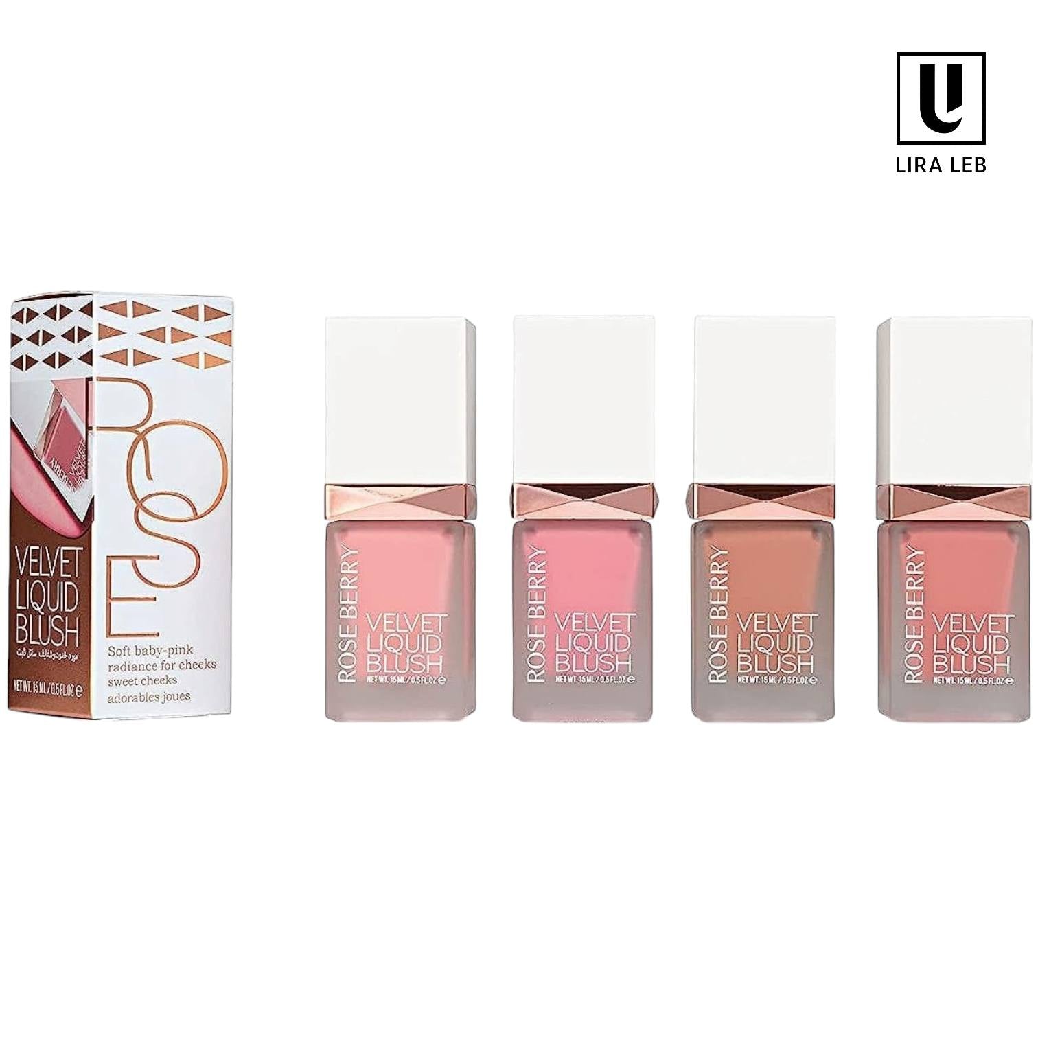 ROSE BERRY Velvet Liquid Blush Soft Bab Finish Gel Water Based
