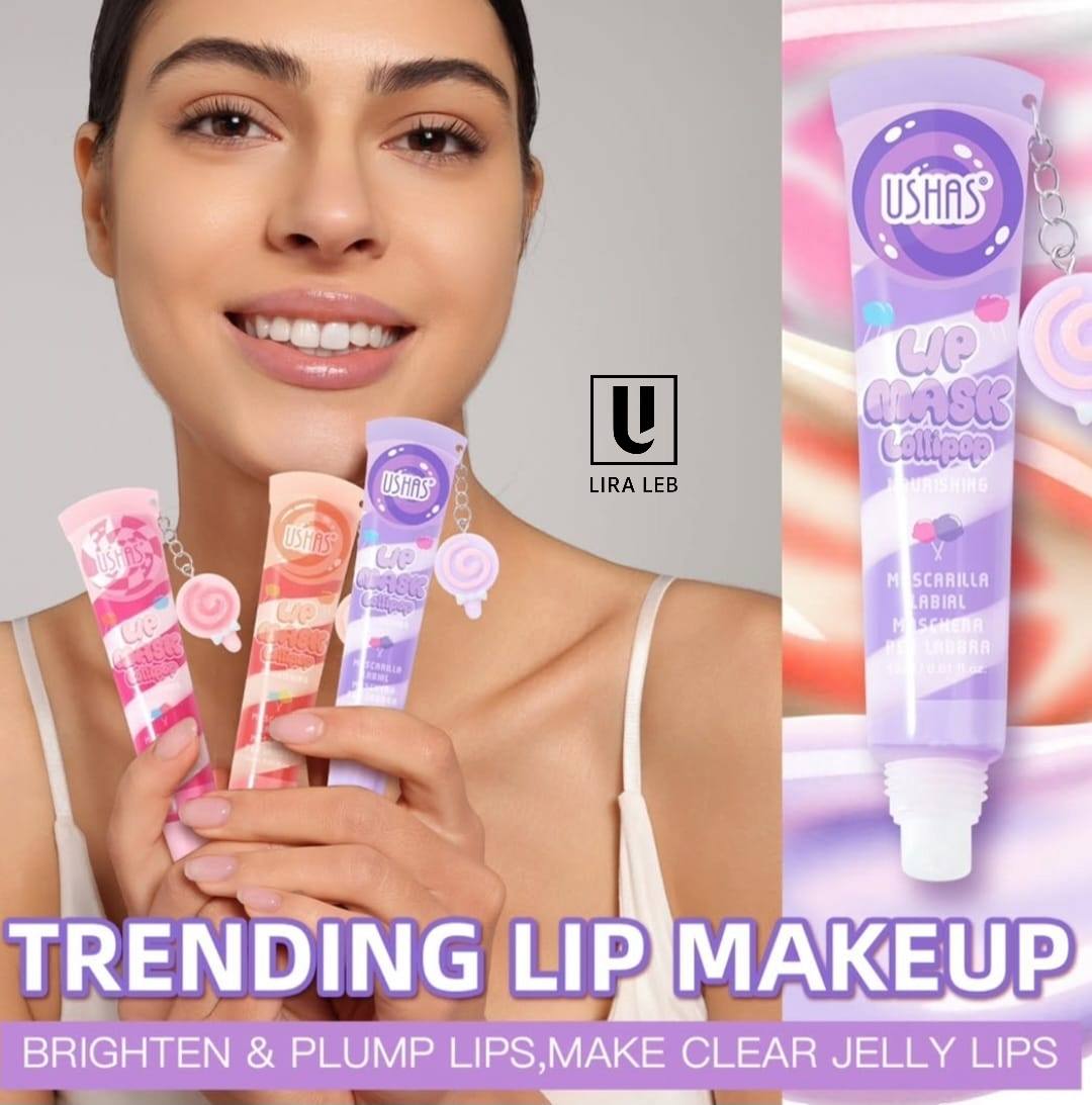USHAS Lip Mask Lollipop, a nourishing lip mask