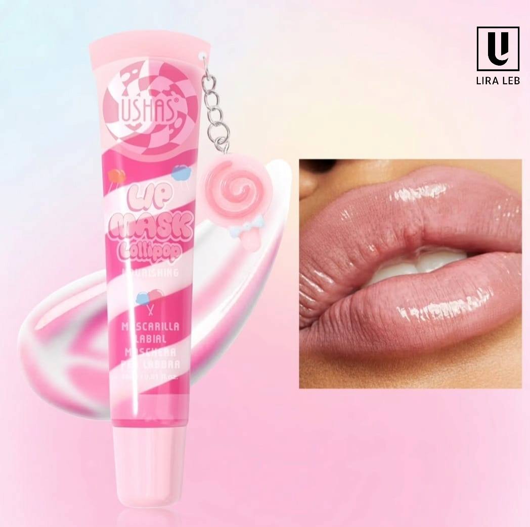 USHAS Lip Mask Lollipop, a nourishing lip mask