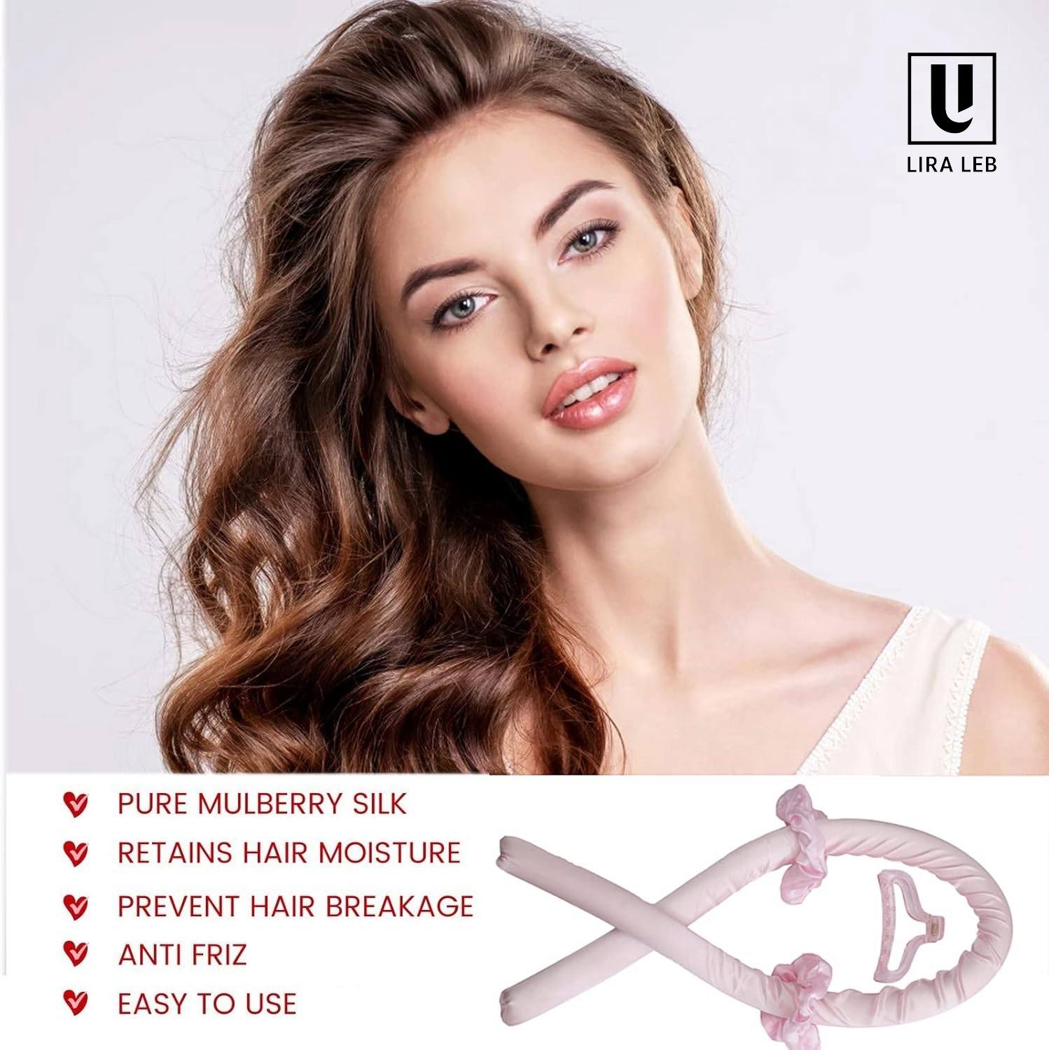 Heatless Curling Rod Headband,