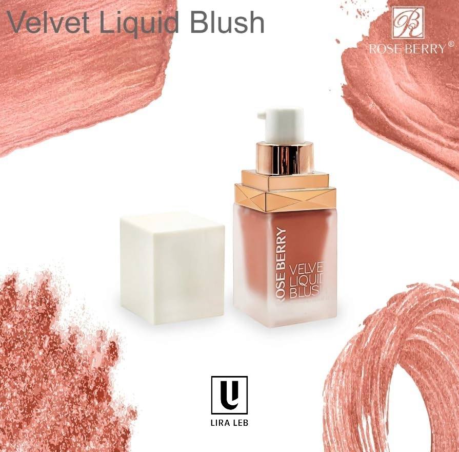 ROSE BERRY Velvet Liquid Blush Soft Bab Finish Gel Water Based