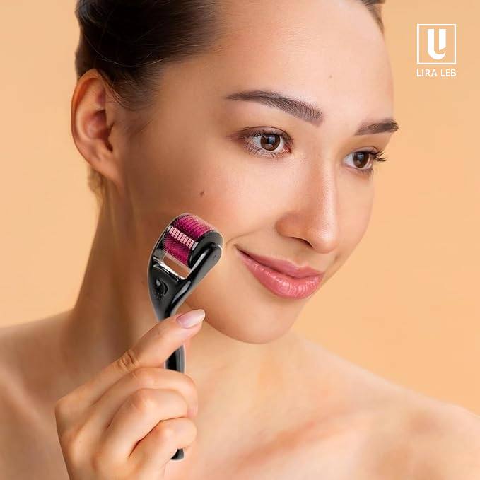 Derma Roller for Hair Growth and Anti Aging Skin Regeneration