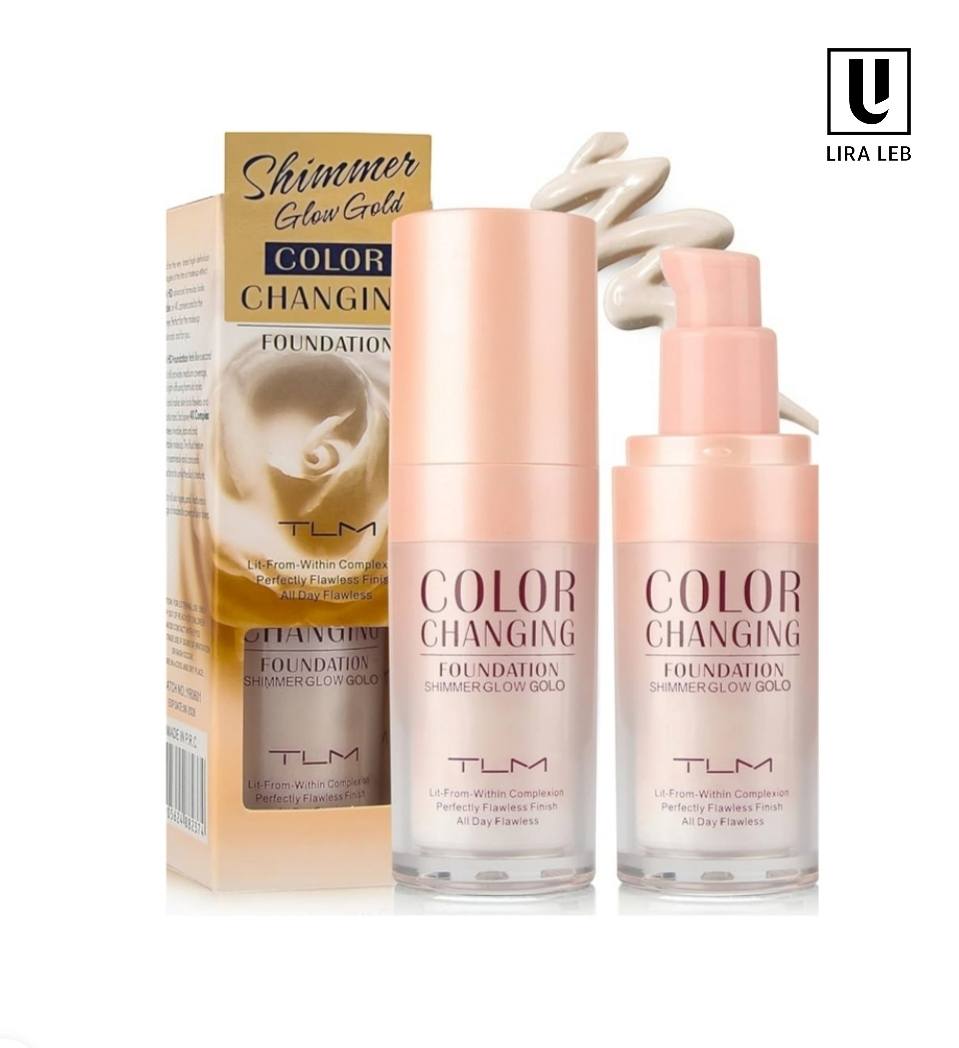 TLM FOUNDATION SHIMMER GLOW GOLD