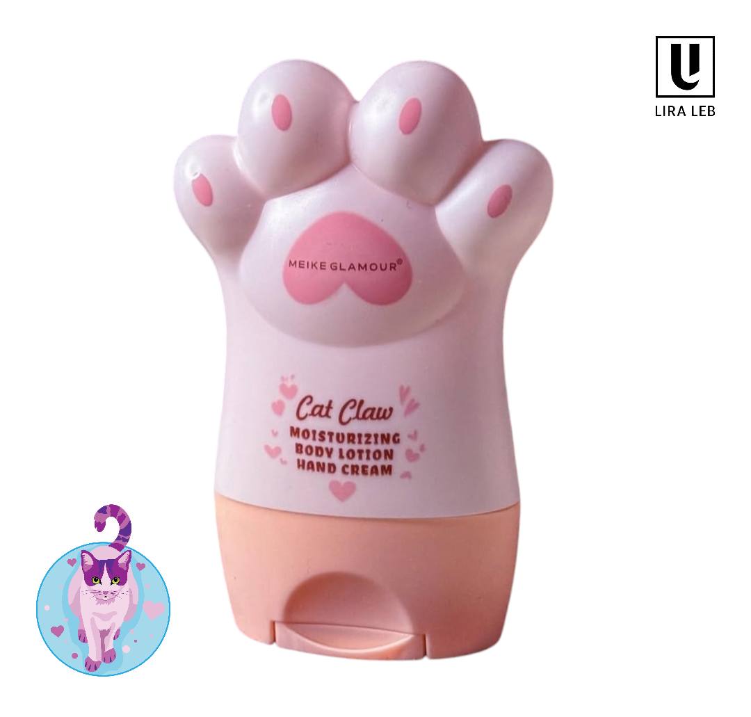 little bear MOISTURIZING HAND CREAM Body Lotion & MEIKE GLAMOUR Cat Claw MOISTURIZING BODY LOTION
