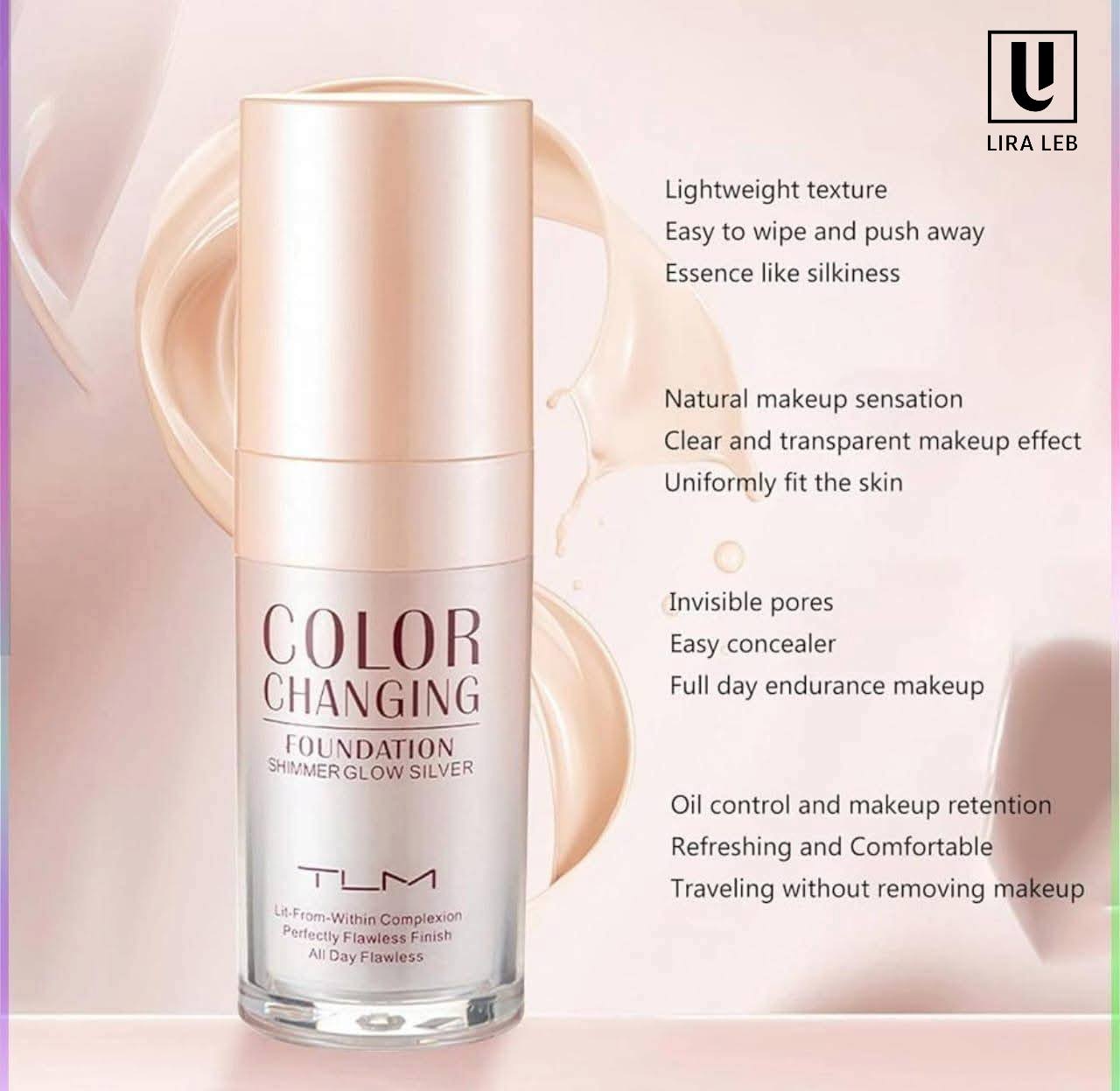 TLM FOUNDATION SHIMMER GLOW GOLD