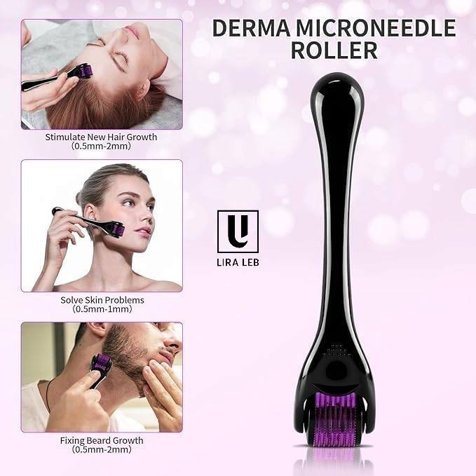 Derma Roller for Hair Growth and Anti Aging Skin Regeneration
