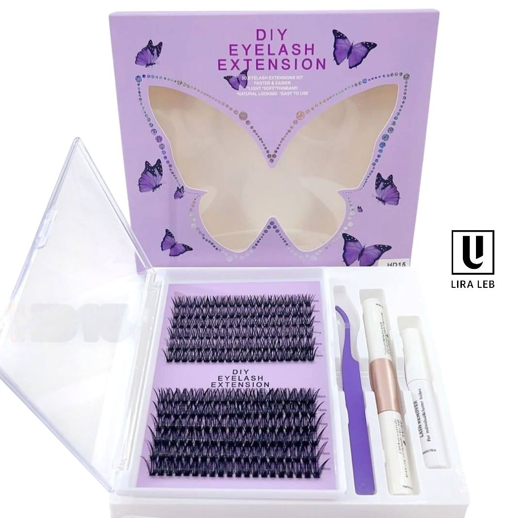 Ribbon Band Individual Eyelash Cluster