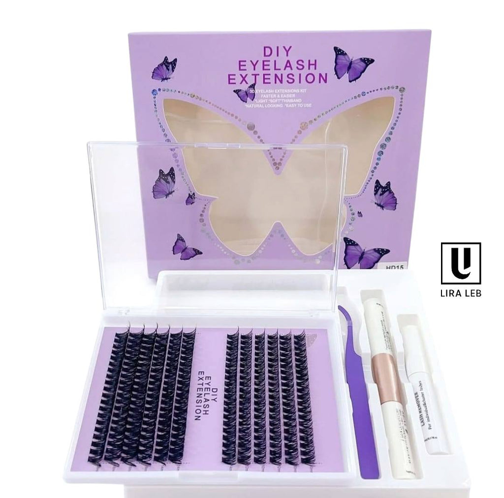Ribbon Band Individual Eyelash Cluster