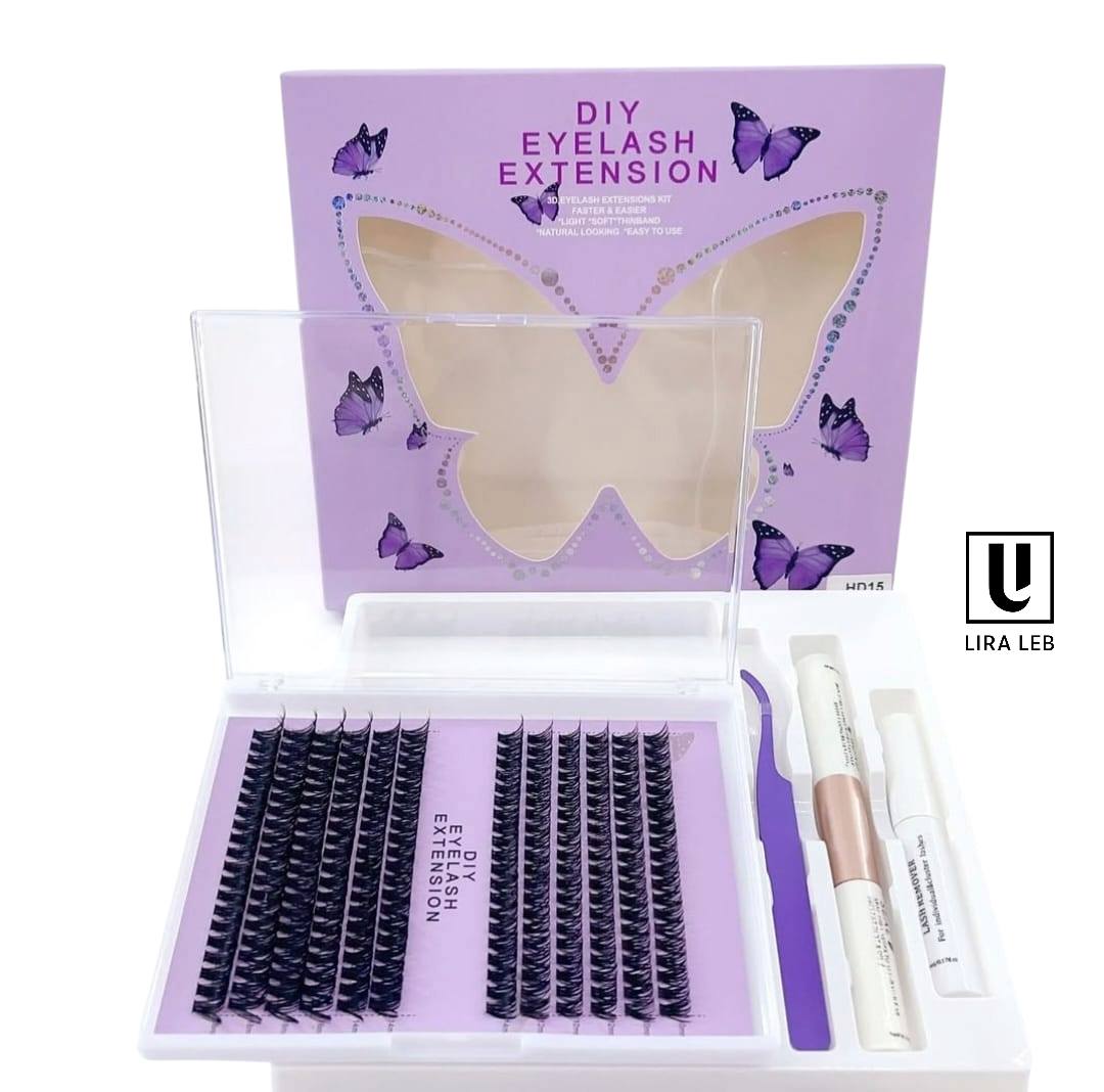 Ribbon Band Individual Eyelash Cluster