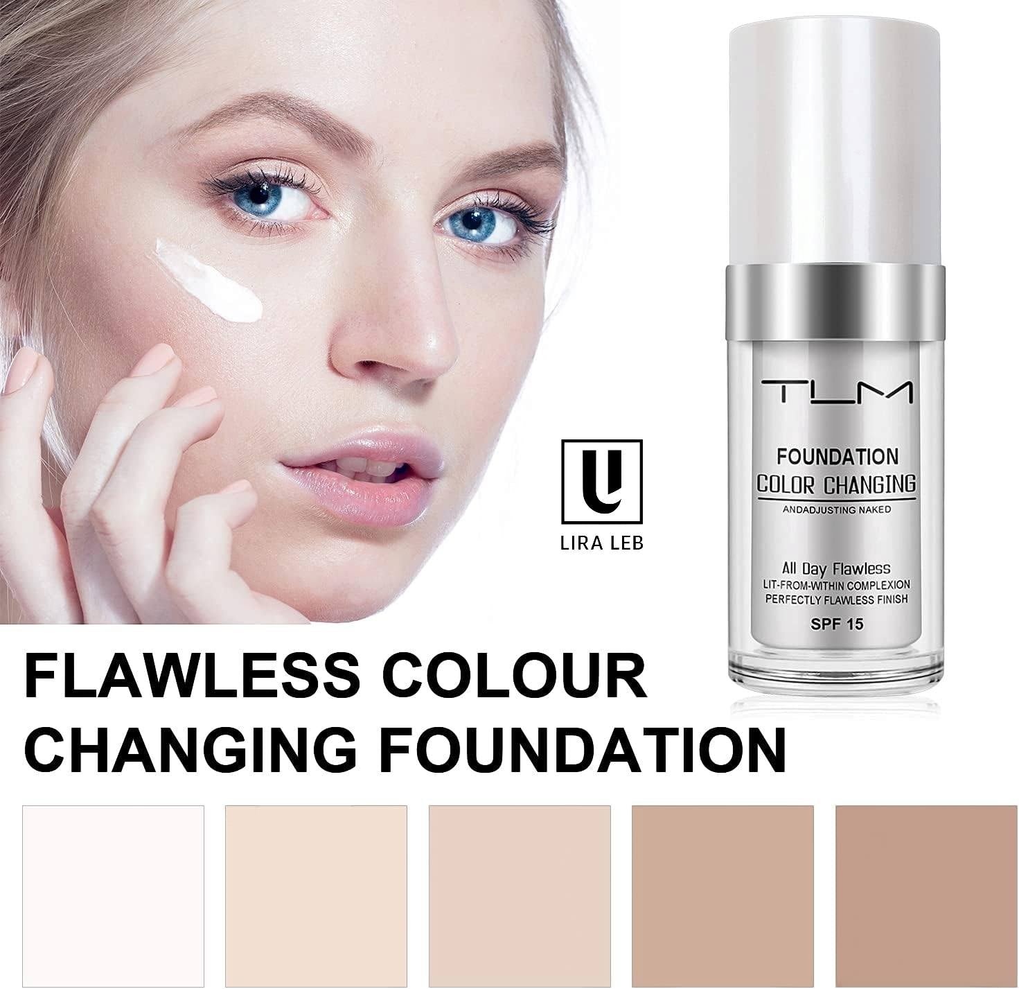 TLM Foundation Color Changing
