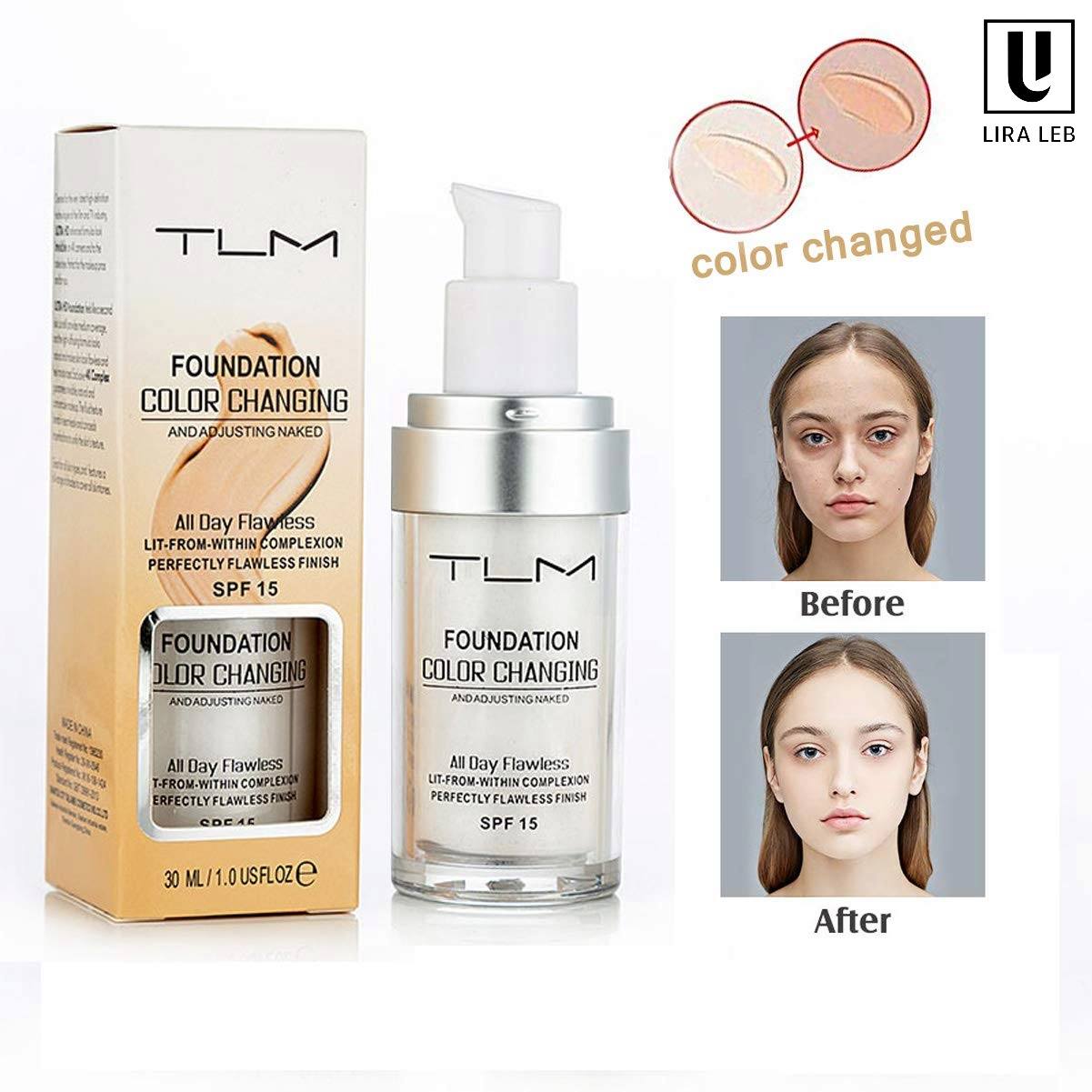 TLM Foundation Color Changing
