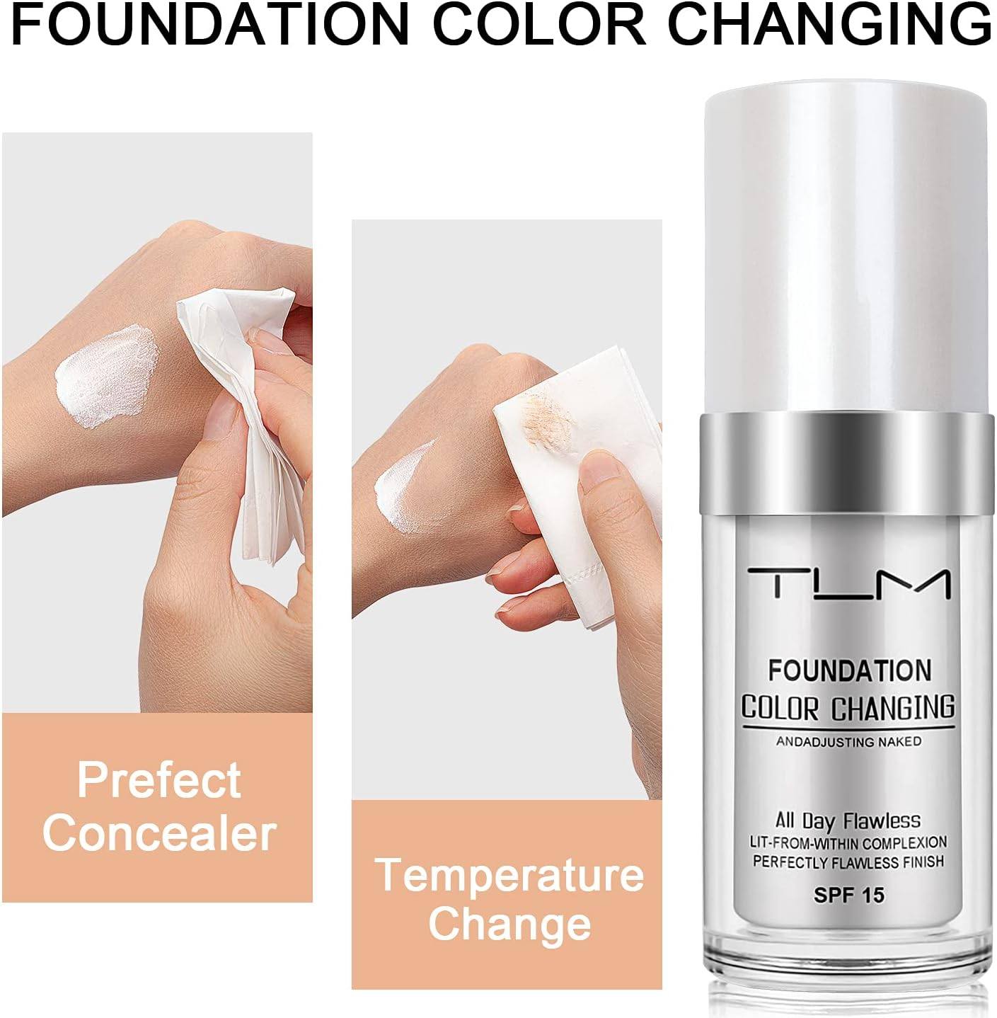 TLM Foundation Color Changing