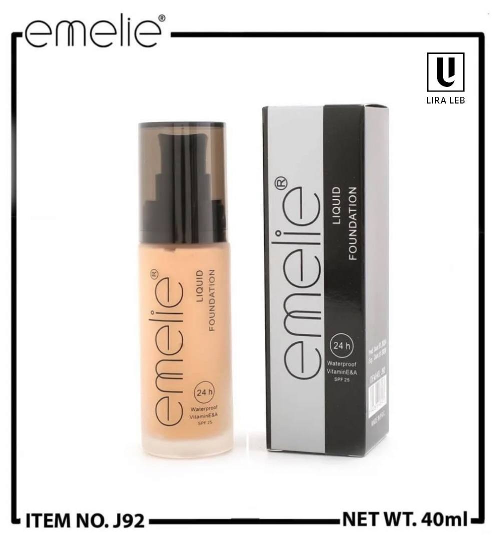 Emelie Liquid Foundation 24hour wear