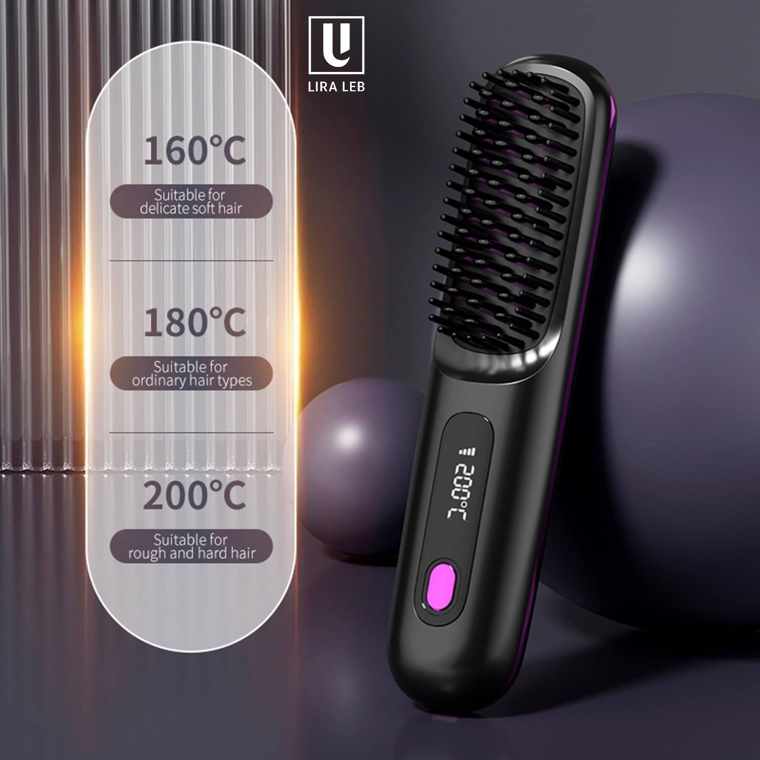 Hair Straightener Brush