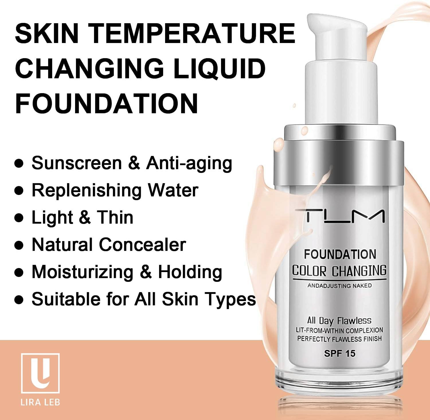 TLM Foundation Color Changing