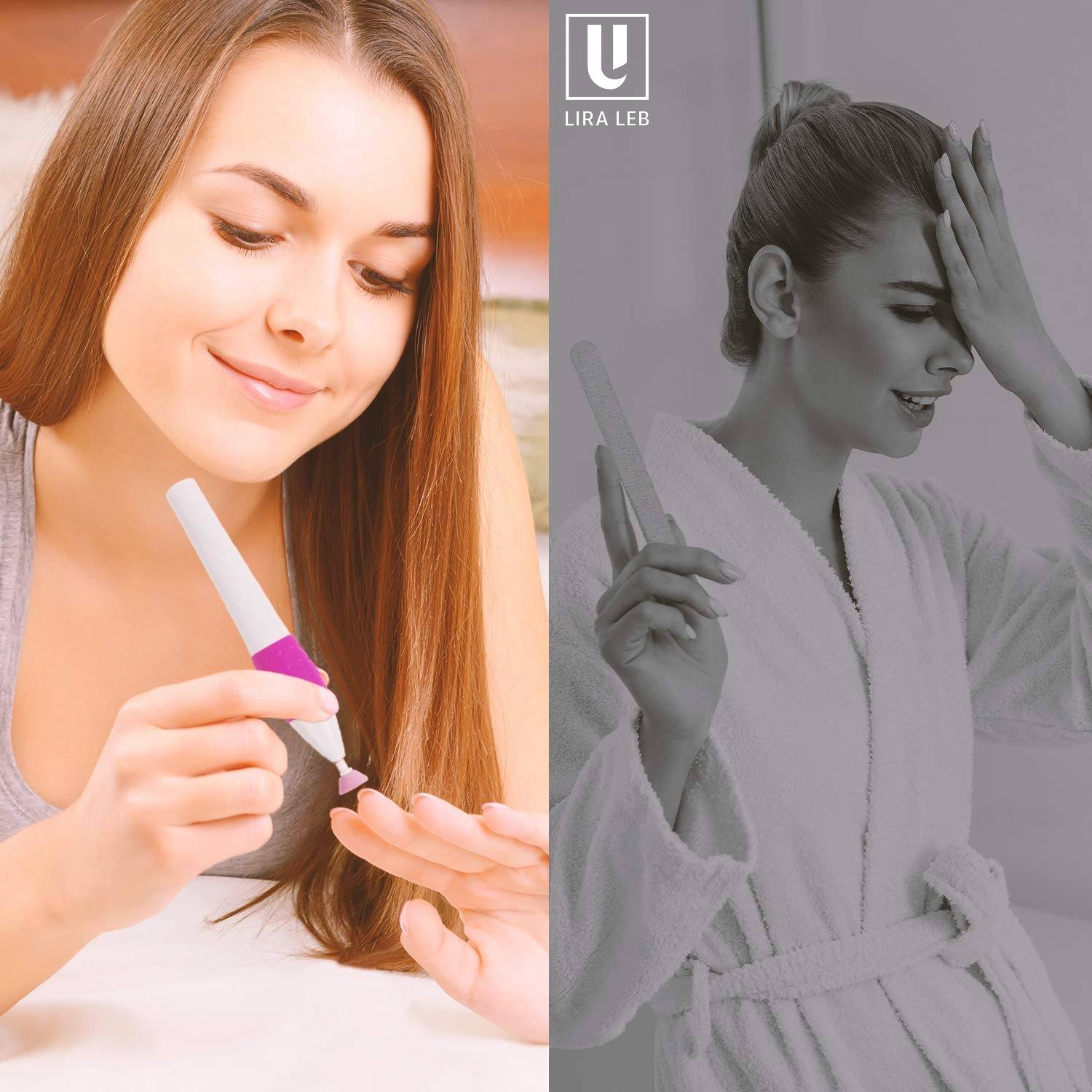 Electric Nail Drills For Acrylic Nails Manicure and Pedicure Set Nail Files