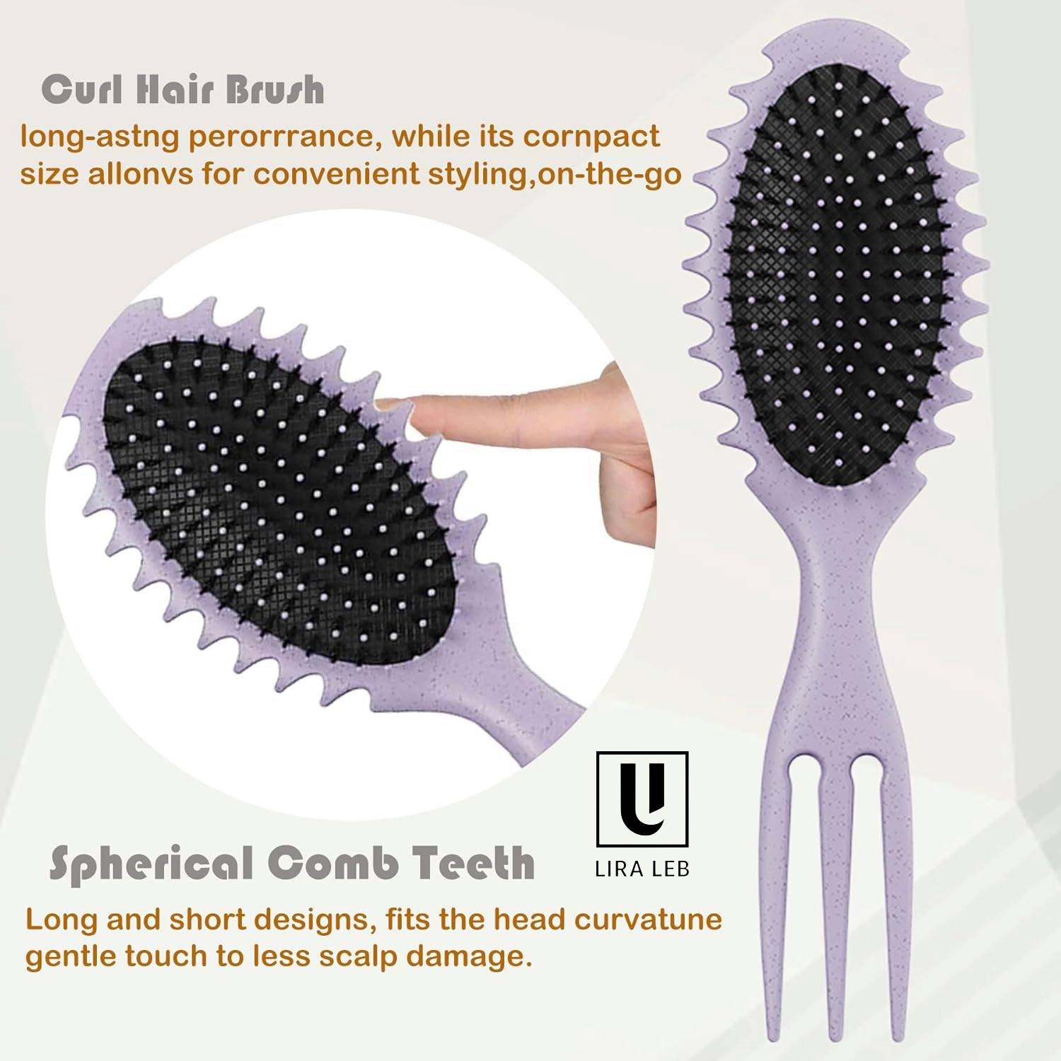 Curl Definer Brush, Curly Hair Brush,