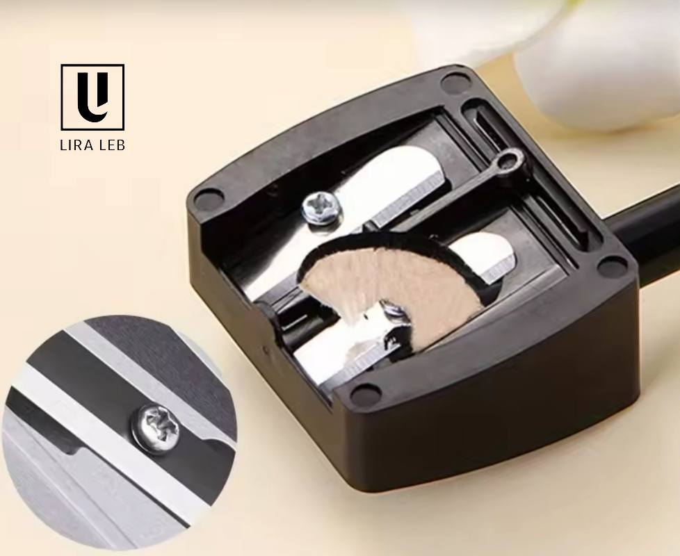 Trendy Look Professionals Makeup Kajal Eyeliner Eyebrow Pencil Dual Sharpener
