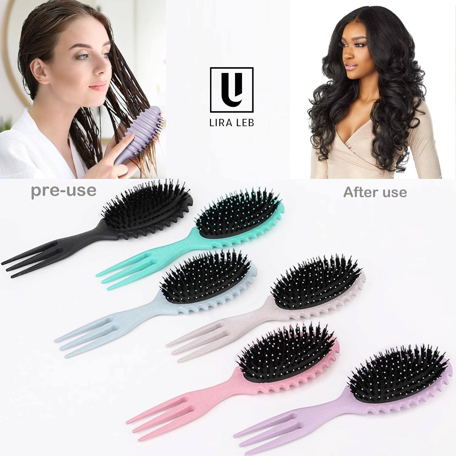 Curl Definer Brush, Curly Hair Brush,
