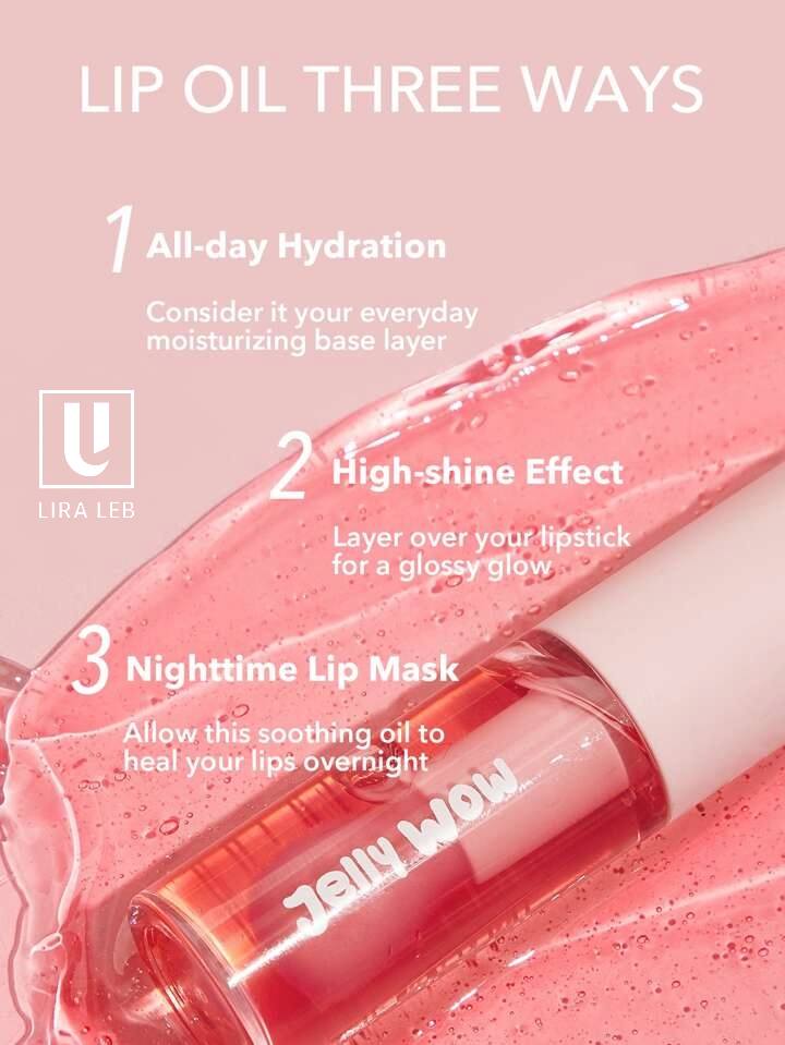 Sheglam Jelly Wow Hydrating Lip Oil Transparent Glossy