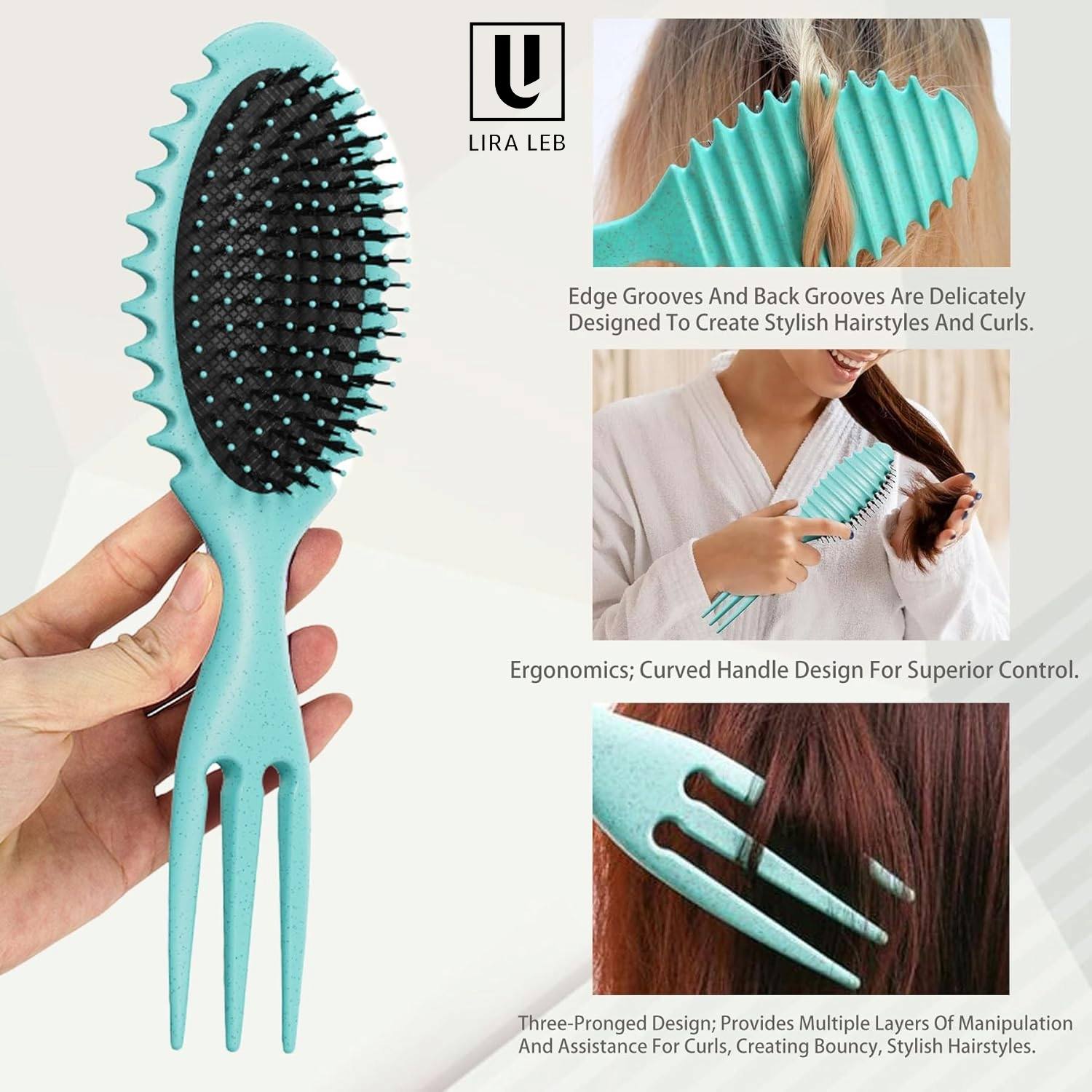 Curl Definer Brush, Curly Hair Brush,