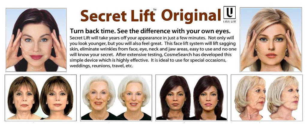 Instant Face Neck and Eye Lift Tapes and Bands