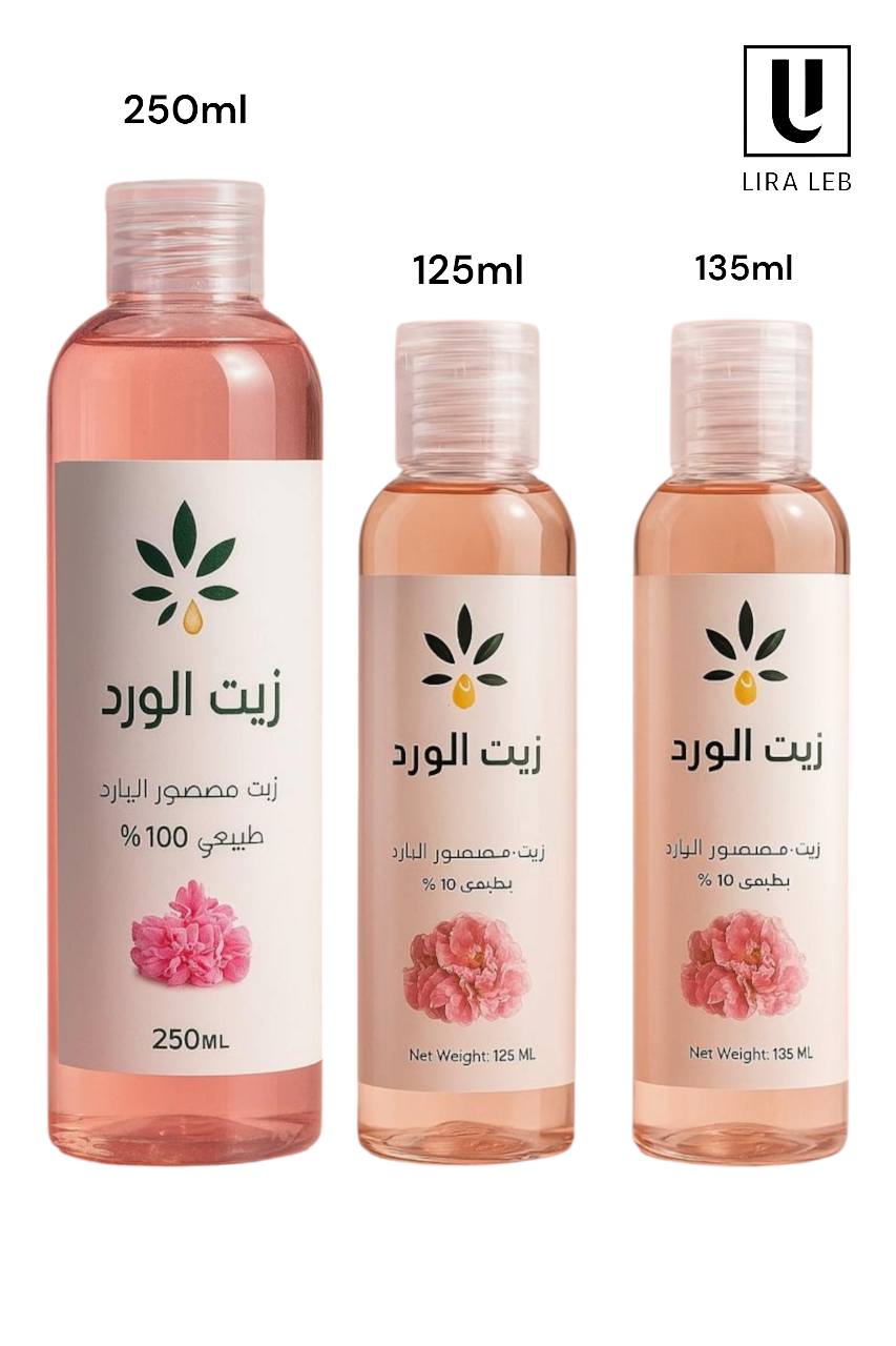 Rose Oil 100% Natural Cold Pressed For Body Skin Rejuvenates