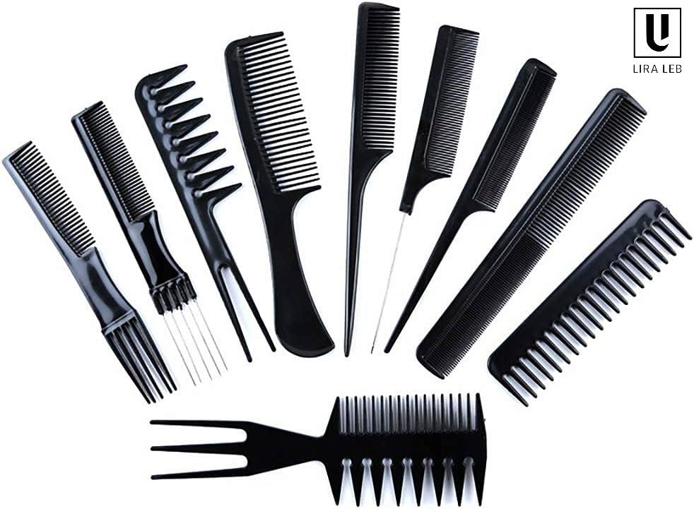 Professional Salon Hairdressing Styling Tool 10 PCS